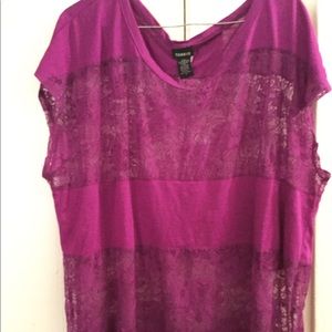 ❄️ given as gift 🌨️Purple Torrid Top❄️